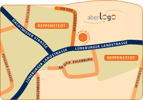 Anfahrt zur sprachheilp&auml;dagogischen Praxis aberLogo